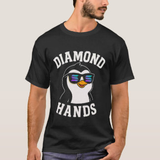 Solana Penguin HODL Diamond Hands T-Shirt