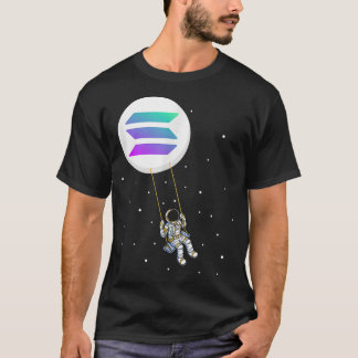 Solana Swing, SOL Trader Cryptocurrency Moon Boy T T-Shirt