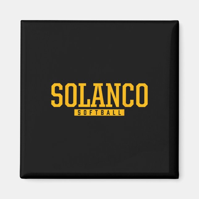 Solanco High School Softball  Magnet (Front)