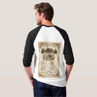 Solange Kalderi Restaurant Menu Design T-Shirt