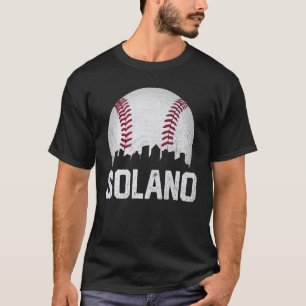 Solano California CA Vintage Graphic Athletic Styl T-Shirt