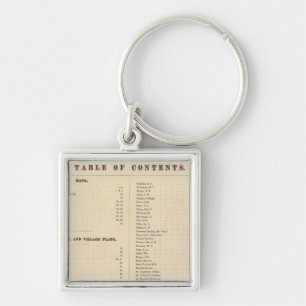 Solano County atlas map Key Ring