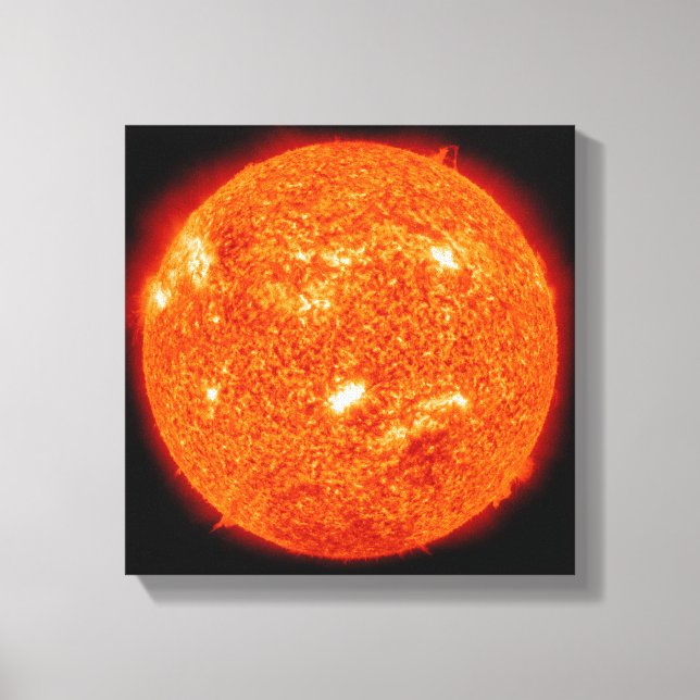 Solar activity on the Sun 2 Canvas Print (Front)