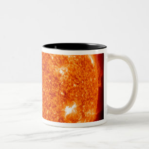 Solar activity on the Sun 3 Two-Tone Coffee Mug
