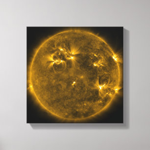 Solar activity on the Sun 4 Canvas Print