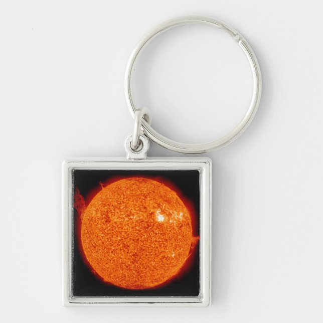 Solar activity on the Sun Key Ring (Front)