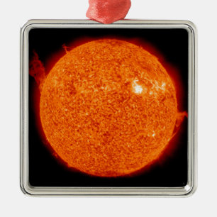 Solar activity on the Sun Metal Tree Decoration