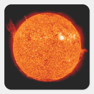 Solar activity on the Sun Square Sticker