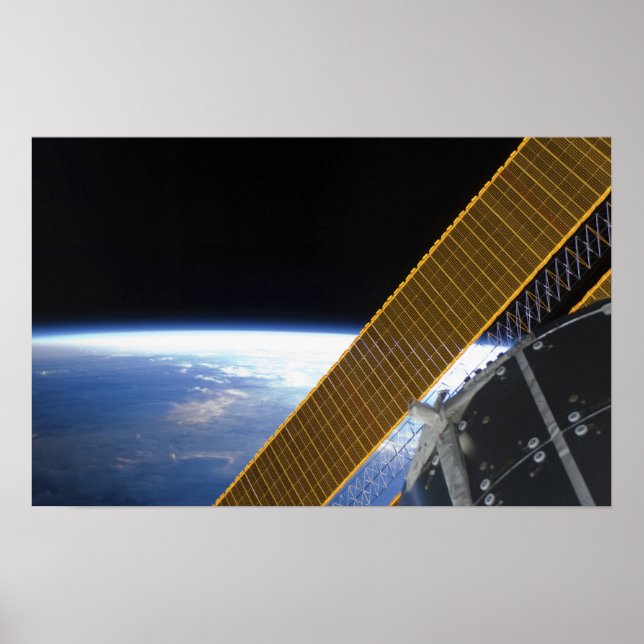 Solar array panels poster (Front)
