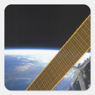 Solar array panels square sticker