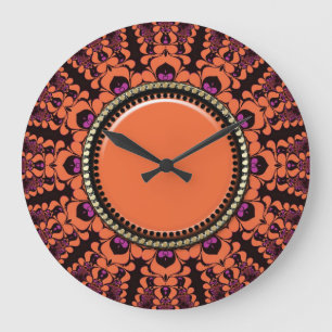Solar Batik Energy Wall Clock