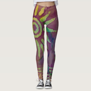 Solar batik leggings