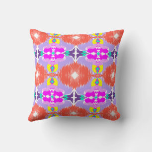 Solar Bloom Kaleidoscope Cushion
