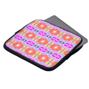 Solar Bloom Kaleidoscope Laptop Sleeve