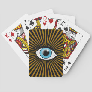 Solar Blue Eye Playing Cards