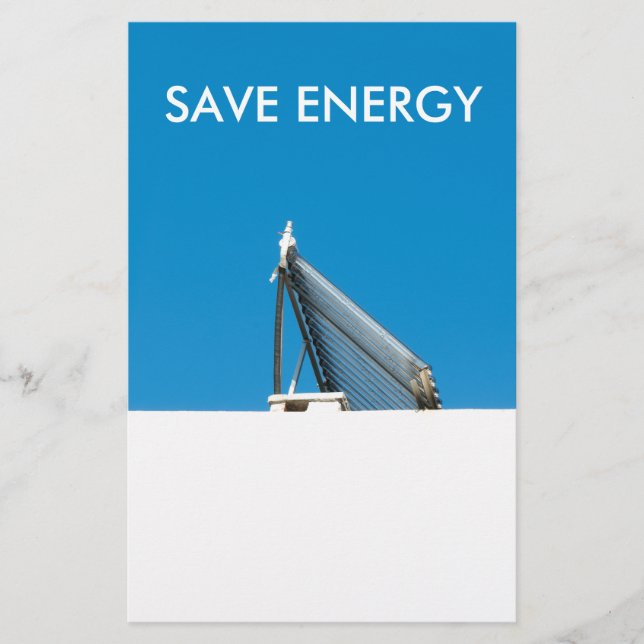 Solar cell system flyer (Front)