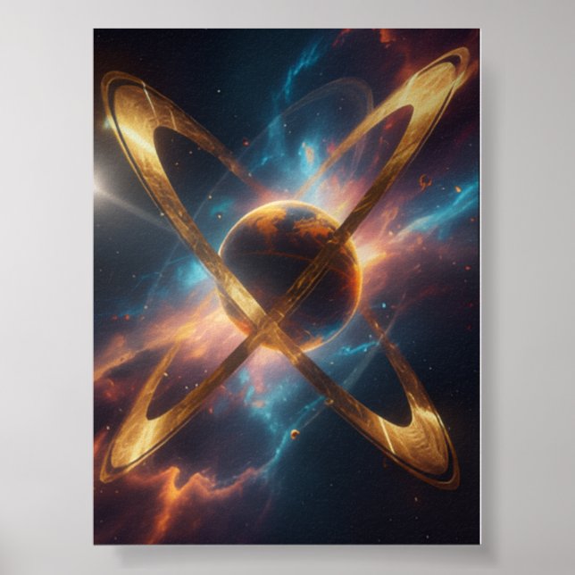Solar Drift Abstract  Poster (Front)