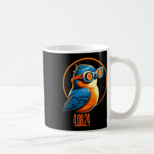 Solar Eclipse 04 08 2024 Eastern Bluebird Eclipse Coffee Mug