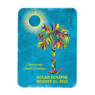 Solar Eclipse 2017 Magnet