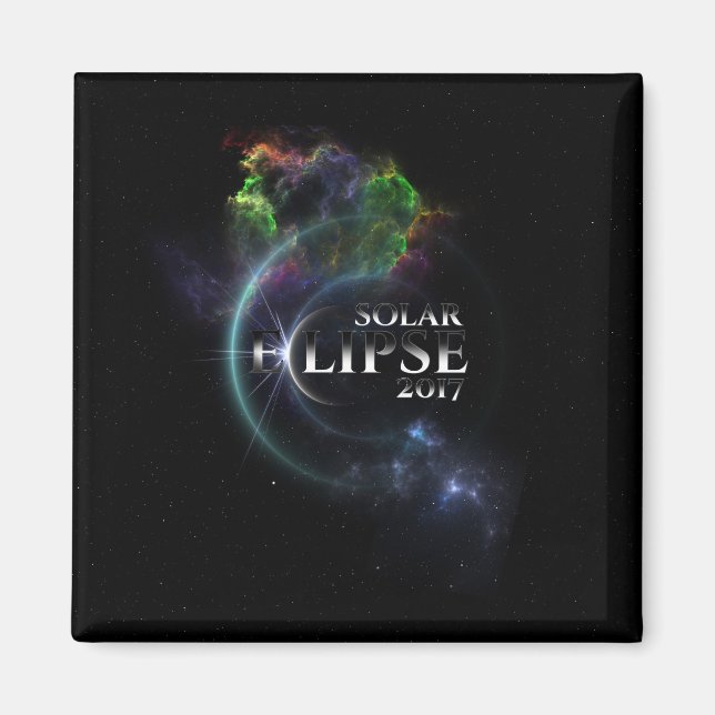 Solar Eclipse 2017 Magnet (Front)