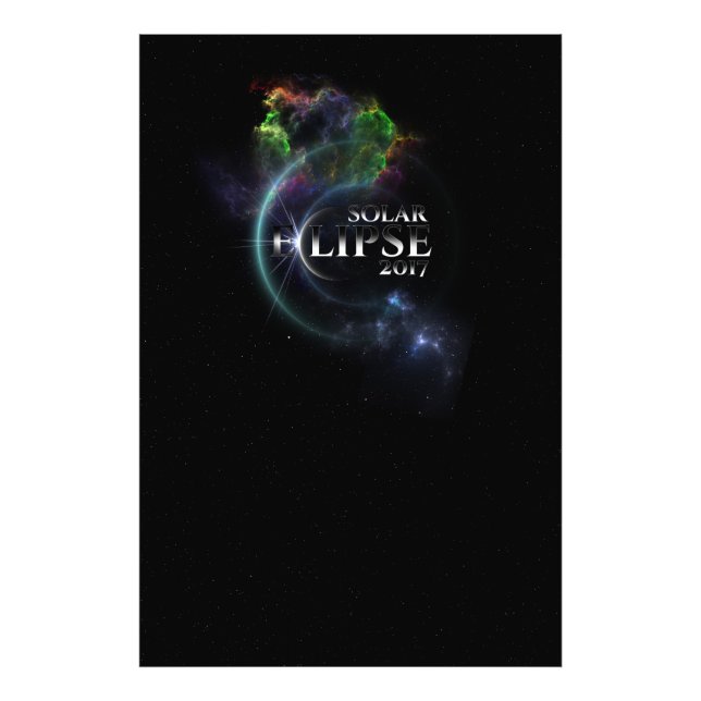 Solar Eclipse 2017 Photo Print (Front)