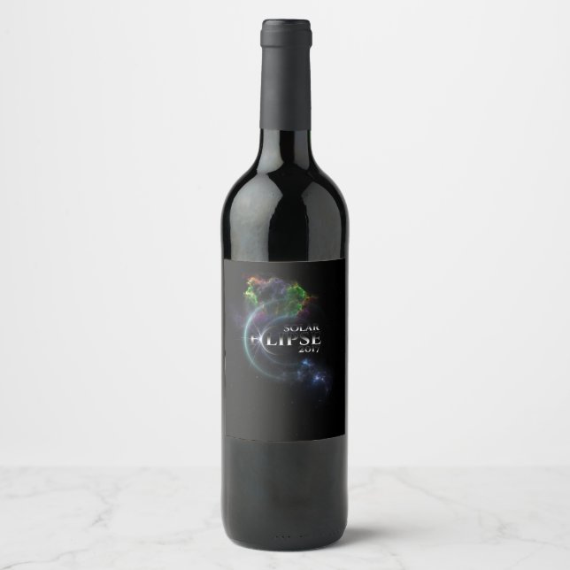 Solar Eclipse 2017 Wine Label (Front)