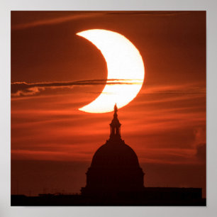Solar Eclipse 2021 Poster