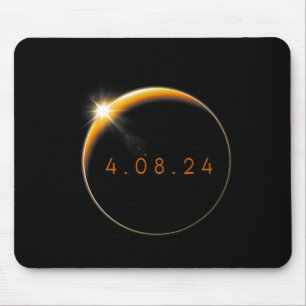 Solar Eclipse 2024 040824 Eclipse Mens Womens Kids Mouse Mat