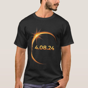 Solar Eclipse 2024 America Totality 04 08 24 Sprin T-Shirt