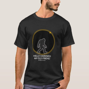 Solar Eclipse 2024 Bigfoot Long Sleeve T Shirt