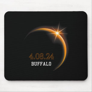 Solar Eclipse 2024 Buffalo Totality Spring 4.08.24 Mouse Mat