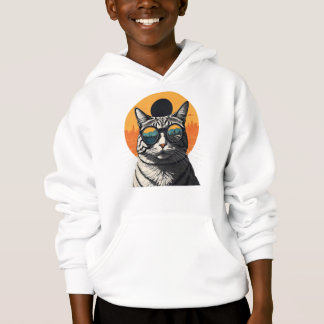 Solar Eclipse,2024 Cat Wearing Solar Eclips Glasse