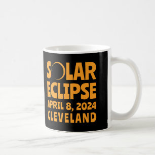 Solar Eclipse 2024 Cleveland Ohio Coffee Mug
