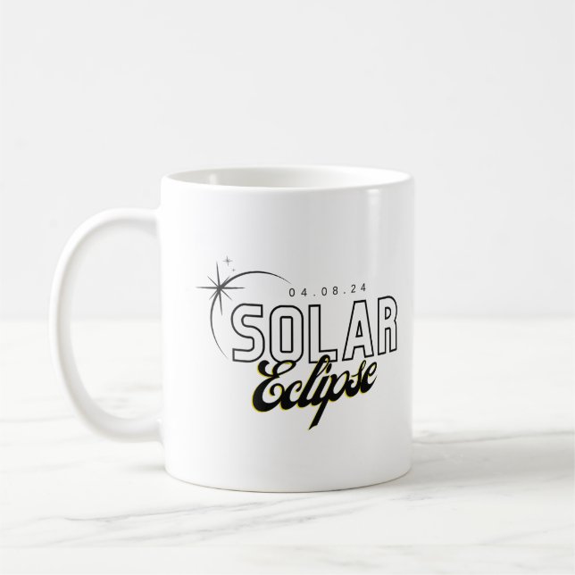 Solar Eclipse 2024 Coffee Mug (Left)
