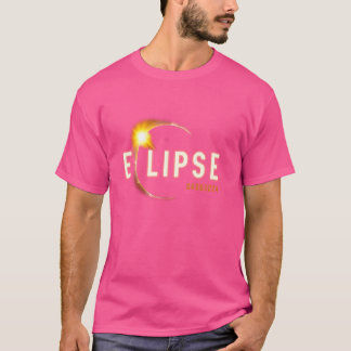 Solar Eclipse 2024 Crescent Sun Design T-Shirt