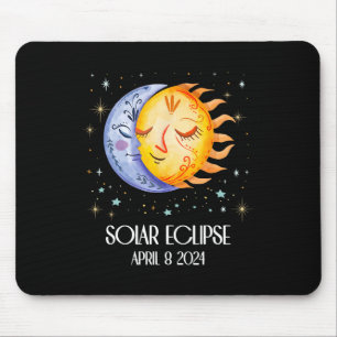 Solar Eclipse 2024 Cute Solar Eclipse Kids Boys Gi Mouse Mat