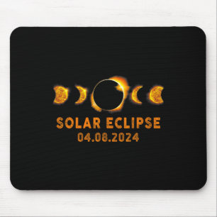 Solar Eclipse 2024 Cute Solar Eclipse Kids Toddler Mouse Mat