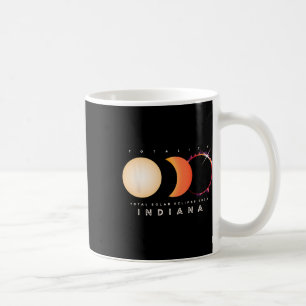 Solar Eclipse 2024 Indiana Total Eclipse America G Coffee Mug