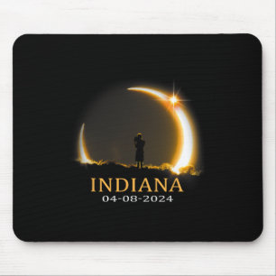 Solar Eclipse 2024 Indiana Total Solar Eclipse Mouse Mat