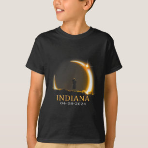 Solar Eclipse 2024 Indiana Total Solar Eclipse T-Shirt