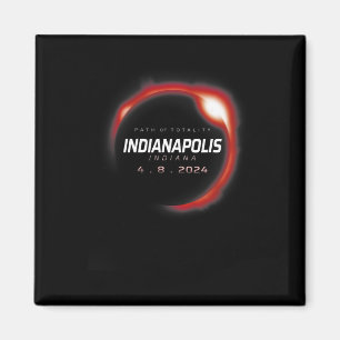 Solar Eclipse 2024 Indianapolis Indiana April 8 20 Magnet