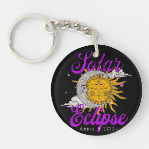 Solar Eclipse 2024 Key Ring