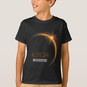 Solar Eclipse 2024 Missouri Totality Spring 4.08.2 T-Shirt