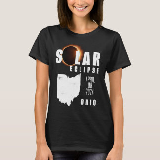 Solar Eclipse 2024 Ohio State April 8, 2024 Totali T-Shirt