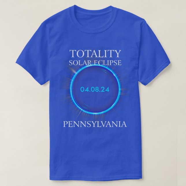 Solar Eclipse 2024 Pennsylvania 04  T-Shirt (Design Front)