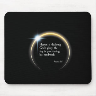 Solar Eclipse 2024 - Psalm 191 Mouse Mat