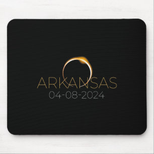 Solar Eclipse 2024 State Arkansas Total Solar Ecli Mouse Mat