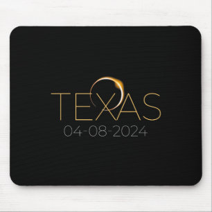 Solar Eclipse 2024 State Texas Total Solar Eclipse Mouse Mat
