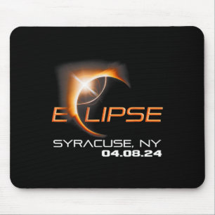 Solar Eclipse 2024 Syracuse New York Mouse Mat