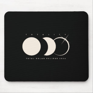 Solar Eclipse 2024 Total Eclipse Astronomy Graphic Mouse Mat